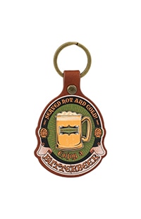 Butterbeer™ Faux Leather Keychain
