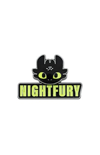 How To Train Your Dragon Toothless Face Pin