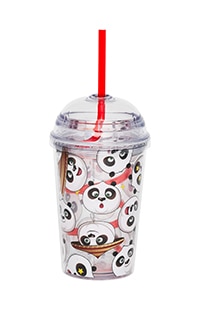 Kung Fu Panda Swirly Straw Tumbler